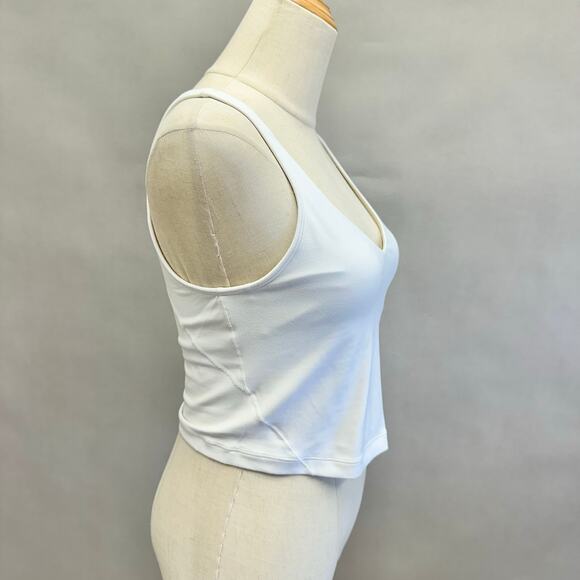 Lululemon Align crop tank in white size 8 built in bra - Picture 5 of 14